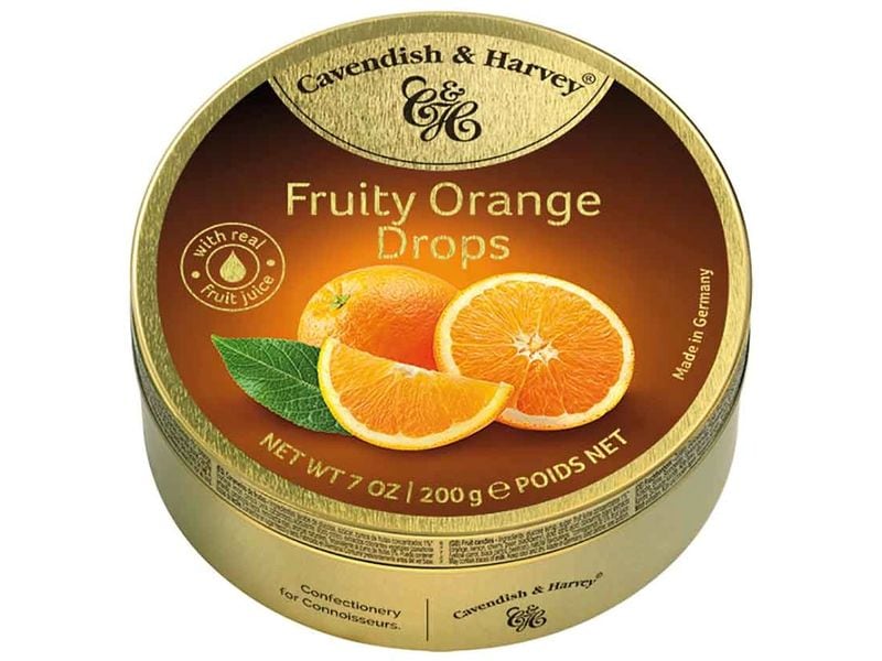 Cavendish & Harvey Fruity Orange Drops 200 g
