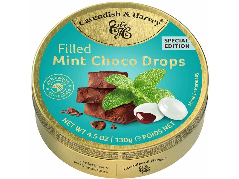 Cavendish & Harvey Mint Choco Drops 130 g