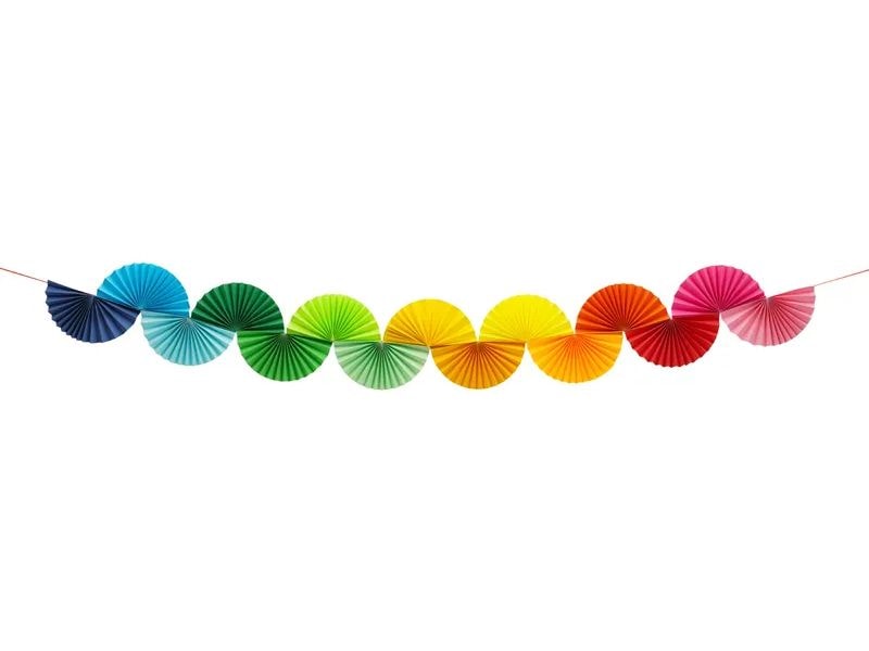 [2138714] Partydeco Girlande Regenbogen 2.5 m, Mehrfarbig