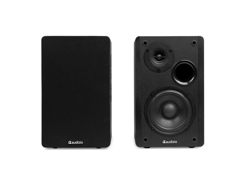 [2132074] Audizio Regallautsprecher Paar KS01-BK 80W, BT, Schwarz
