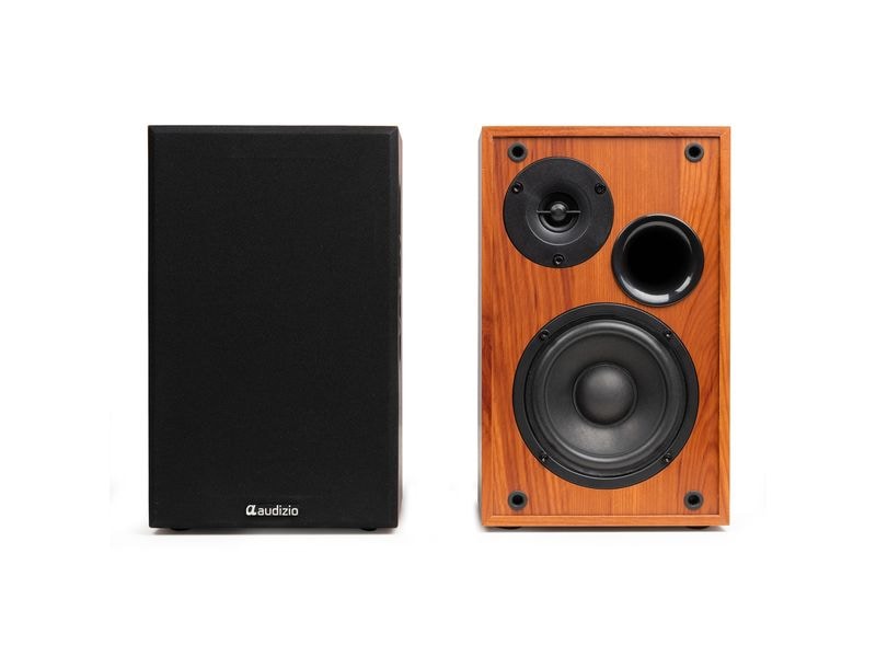 [2132077] Audizio Regallautsprecher KS02 80W, BT, holzfarben Braun
