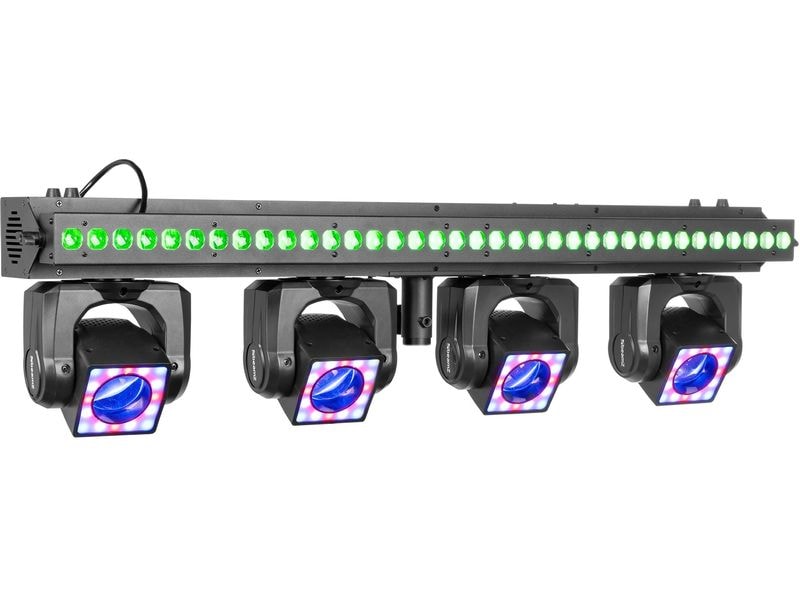 [2132131] BeamZ ShowBar GO Vibe LED-Bar mit 4 Moving Heads