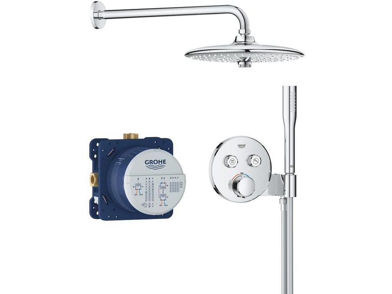 [2161735] GROHE Precision SmartControl Unterputz Thermostat Chrom Rund