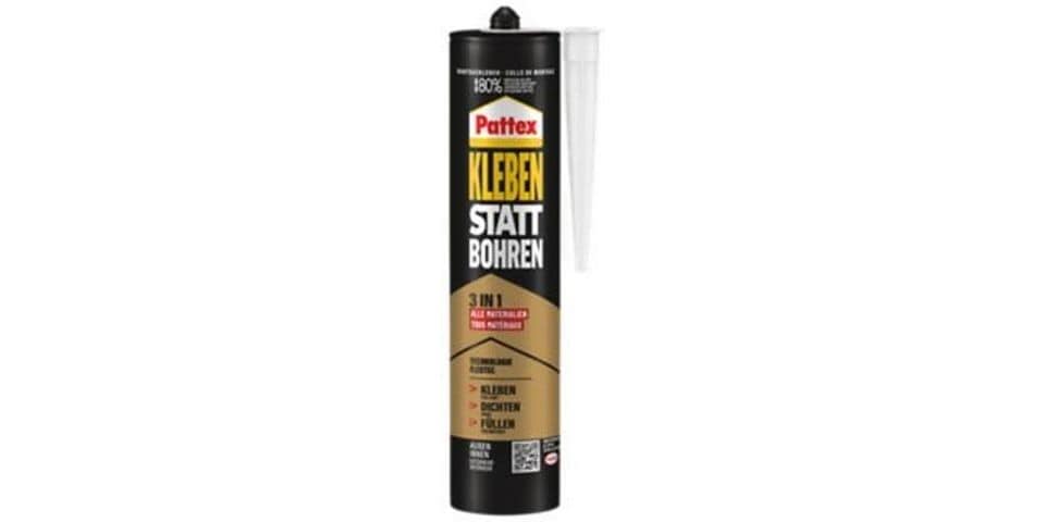 Pattex Kleben statt Bohren 3 in 1 390 g, Weiss