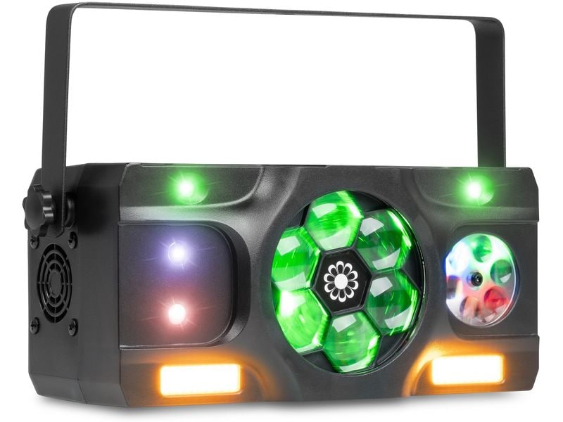 [2132140] Fuzzix Lichteffekt Stellar 2 5-in-1 Bee-Eye Gobo Strobe Pattern