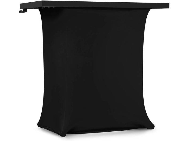 [2132217] Vonyx DBE100 Mobiles DJ-Booth Aluminiumgestell mit Lycra-Cover