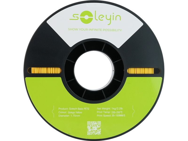 Creality Filament Soleyin PETG Ginko Gelb 1.75 mm 1 kg