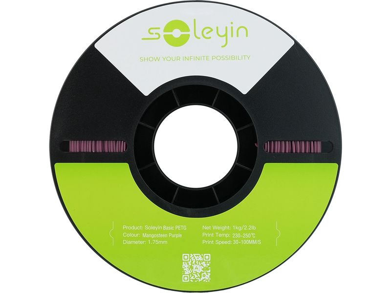 Creality Filament Soleyin PETG Mangosteen Violett 1.75 mm 1 kg