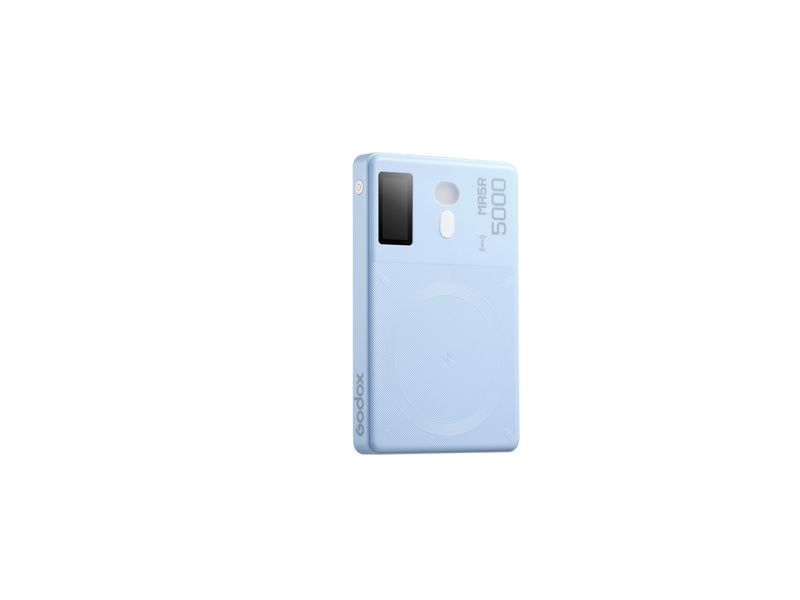 Godox MA5R RGB-Panel-Licht mit Powerbank hellblau