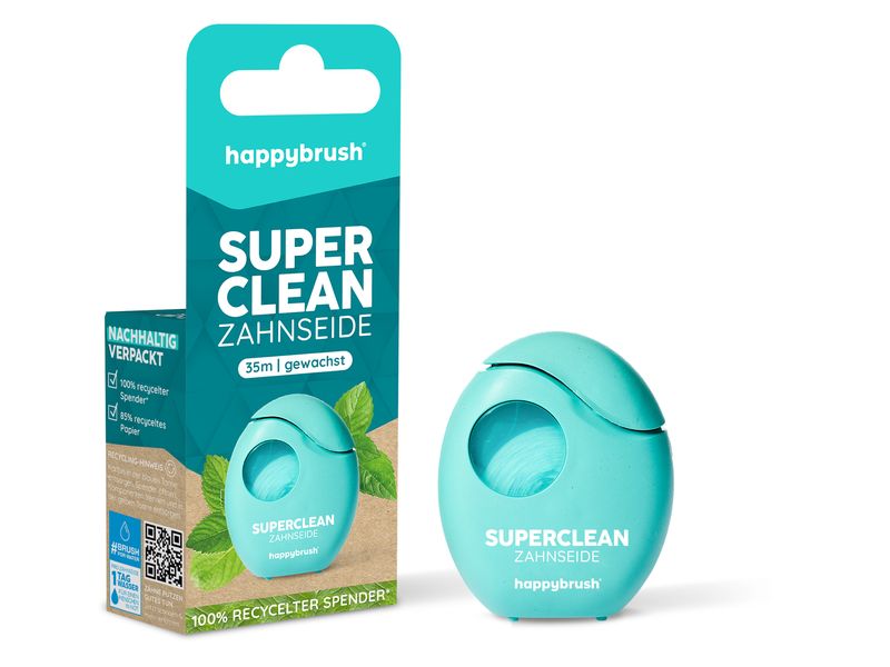 happybrush Zahnseide Superclean 35 m