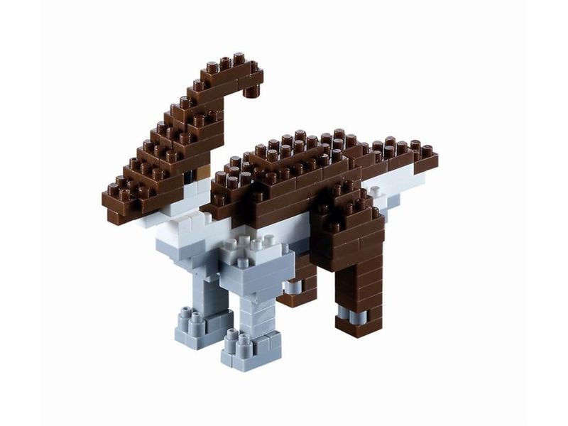 BRIXIES Bausteinmodell Parasaurolophus aus 115 Bausteinen