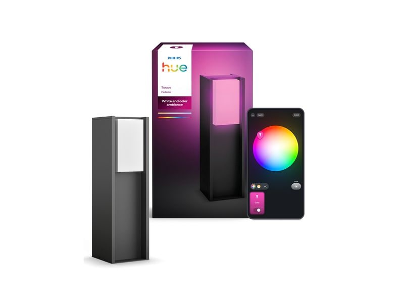 Philips Hue Gartenlicht Turaco 1100 lm Anthrazit