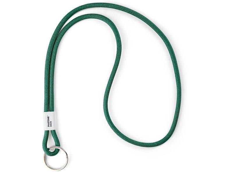 Pantone by Copenhagen Design Schlüsselanhänger Nylon Metall Grün 48 cm