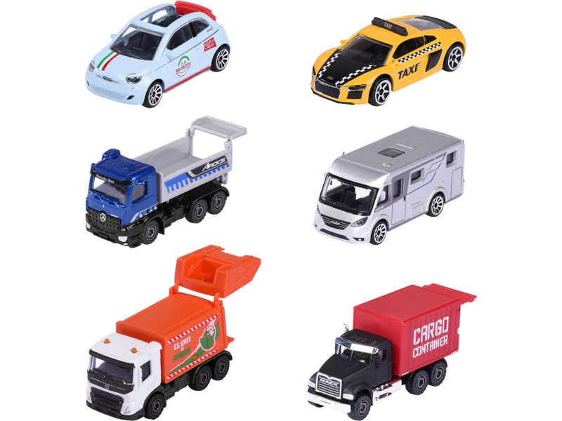 Majorette City Premium Vehicles, 6-sort. Metall 1:64