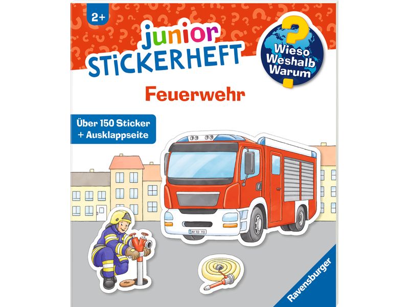 [2059640] Ravensburger Stickerheft Wieso? Weshalb? Warum? Junior Feuerwehr