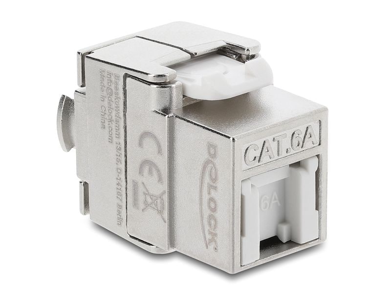 [2130837] Delock Keystone-Modul RJ45 Buchse zu LSA Cat.6A geschirmt