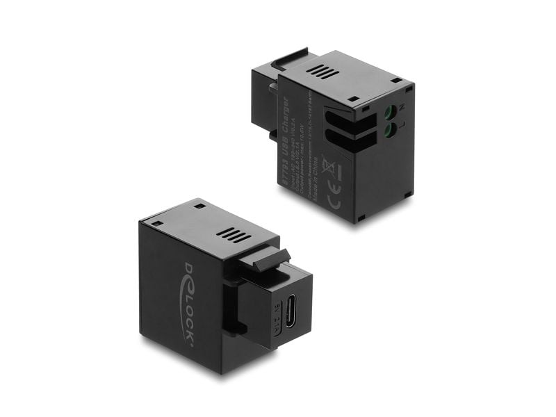 [2130799] Delock Keystone-Modul USB Type-C zu 2 Pin Terminalblock 10.5 W