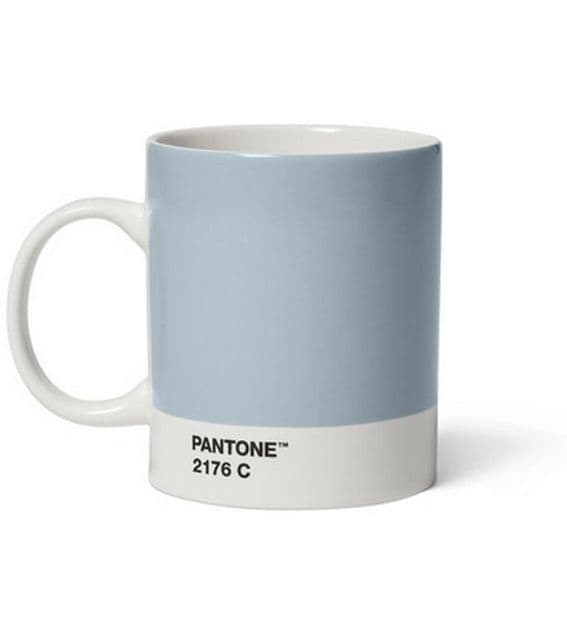 Pantone by Copenhagen Design Strukturbecher 385 ml, 1 Stück, Hellblau/Himmelblau