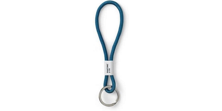 Pantone by Copenhagen Design Schlüsselanhänger Key Chain Short Blau 18 x 3.3 cm kurz
