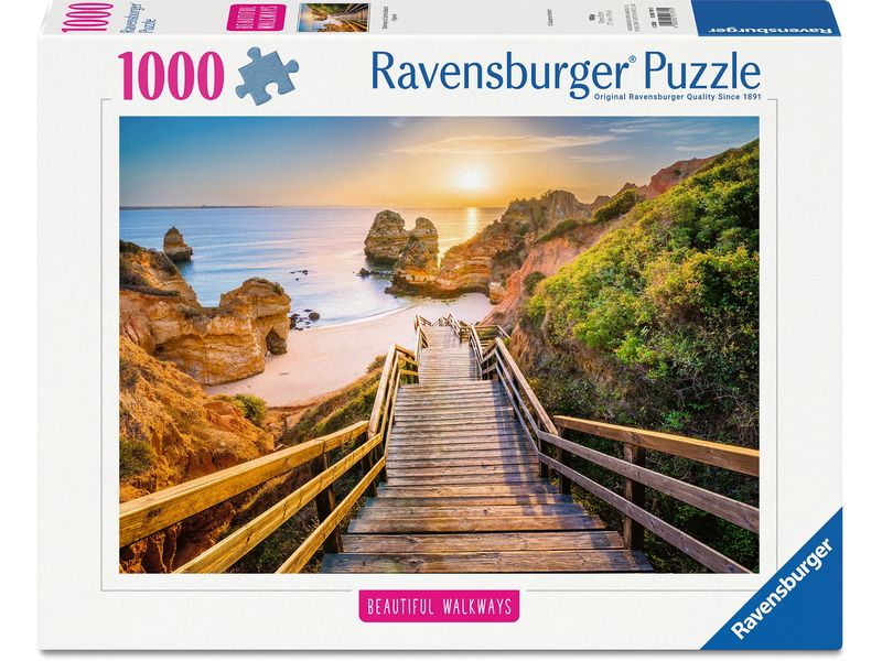 Ravensburger Puzzle Holztreppe zum Praio do Camilo 1000 Teile