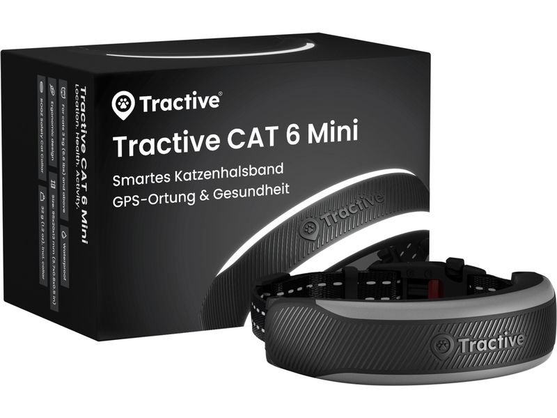 [2155979] tractive Tractive CAT 6 mini – black 3-8 kg