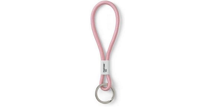 Pantone by Copenhagen Design Schlüsselanhänger Key Chain Short Nylon Hellrosa 18 x 3.3 cm