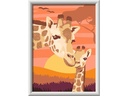 Ravensburger Malen nach Zahlen CreArt Giraffe im Sonnenuntergang