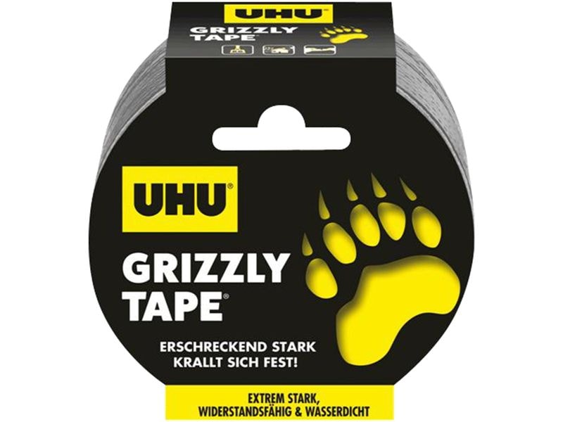 [2037689] UHU Klebeband Grizzly Tape 25 m, Grau