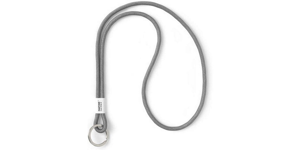 Pantone by Copenhagen Design Schlüsselanhänger Nylon Metall Grau 48 x 3.3 cm