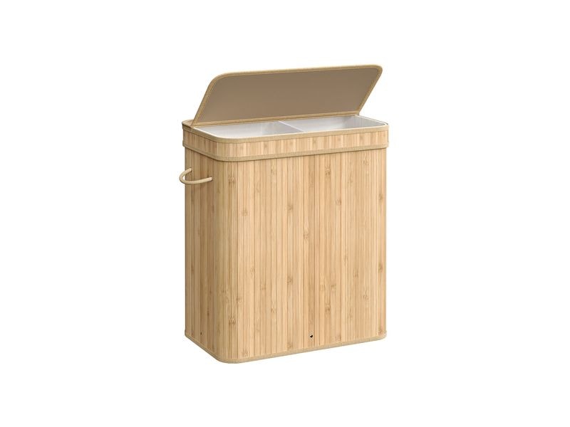 [2109761] Songmics Bambus-Wäschekorb 100 l, Bambus