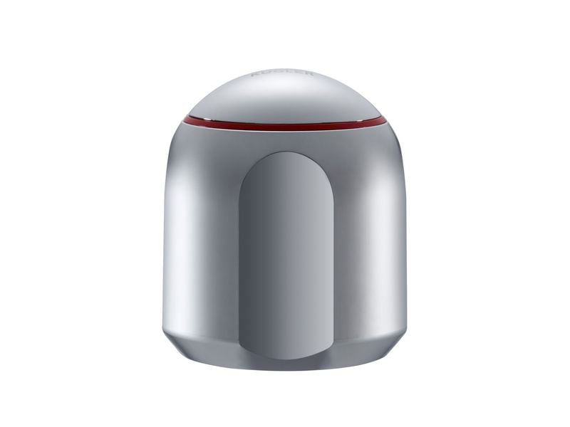 [2155186] Laufen Griff steckbar rot Warmwasser / chrom Rund