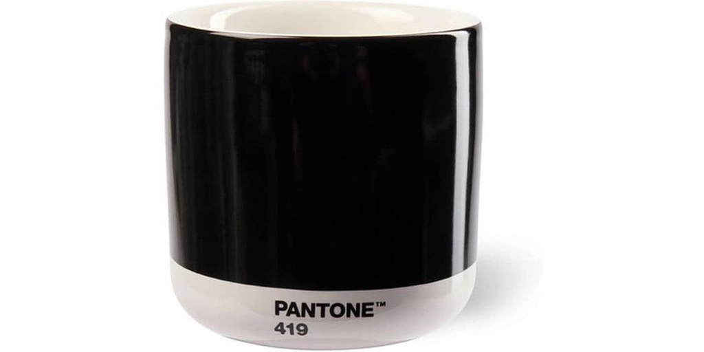 Pantone by Copenhagen Design Thermobecher 220 ml, 1 Stück, Schwarz