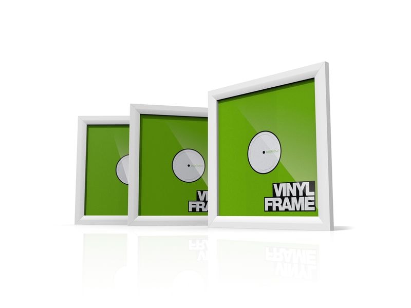[2150469] Glorious Vinyl Frame 12 Zoll 3er-Set Weiss Kunststoff