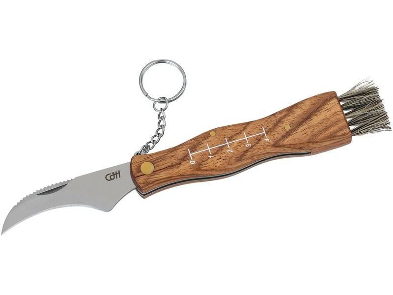 Herbertz CJH Pilzmesser mit Bürste & Nylon-Etui