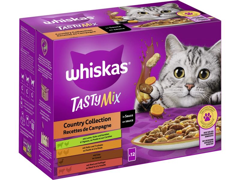 Whiskas Tasty Mix Country Collection in Sauce