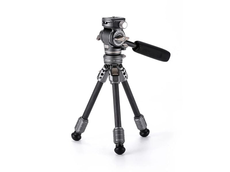 [2171824] Tilta VT03 Tabletop Video Fluid Head, 1-Stage Carbon Fiber Tripod