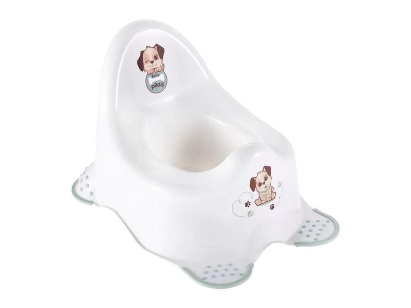 keeeper Adam Babytopf aus Kunststoff mit Anti-Rutsch-System Weiss
