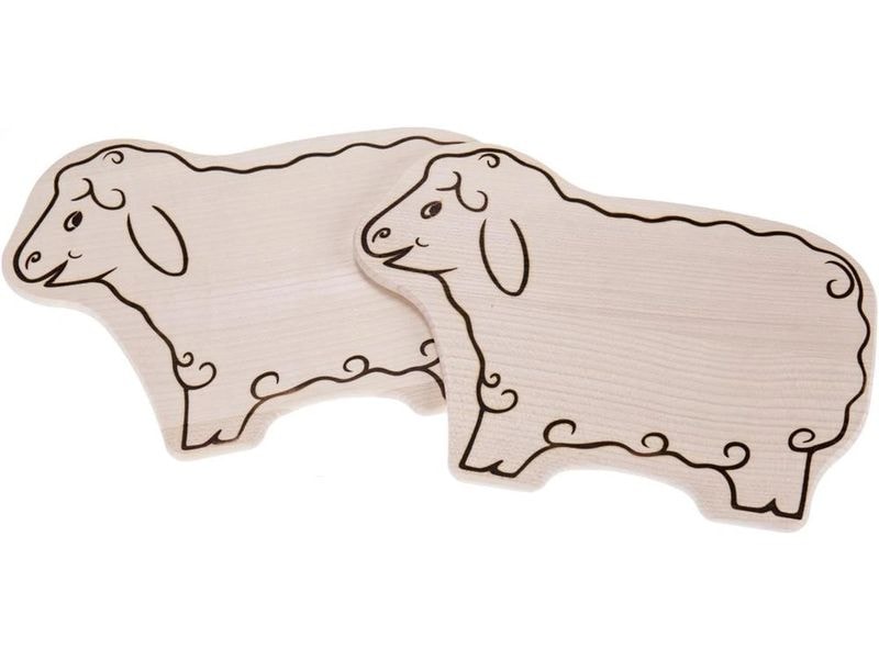 creanorm Schneidebrett in Schaf-Form 18 cm x 25 cm
