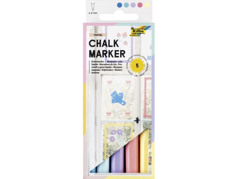 Folia Chalkmarker Pastel 5er Set