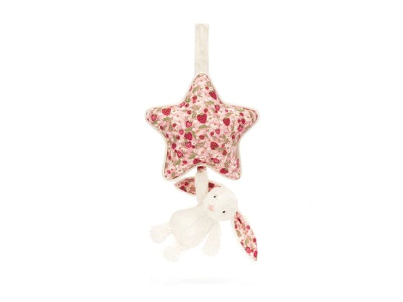 Jellycat Blossom Bunny Musikalischer Zug, Cream 18 cm Creme