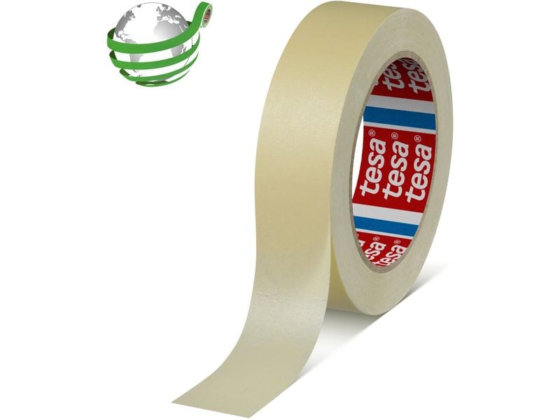 tesa Malerband Krepp hitzebeständig PV1 50m x 50 mm, Chamois