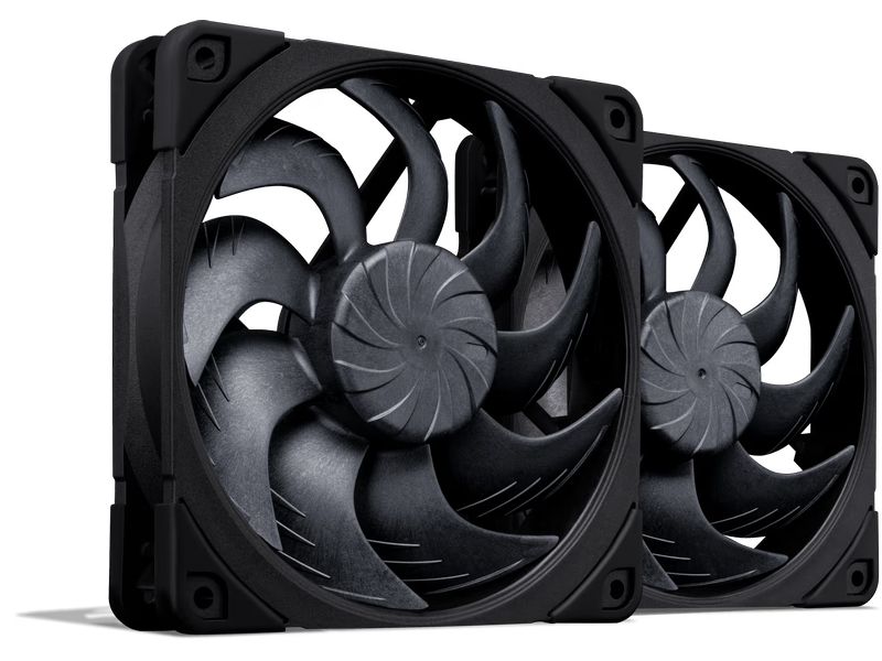 Noctua NF-A12 x 25 G2 SX2-PP PWM 2er-Pack Schwarz chromax.black