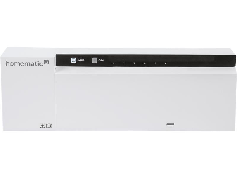 Homematic IP Wired Smart Home Wired Fussbodenheizungsaktor 6-fach, 24 V