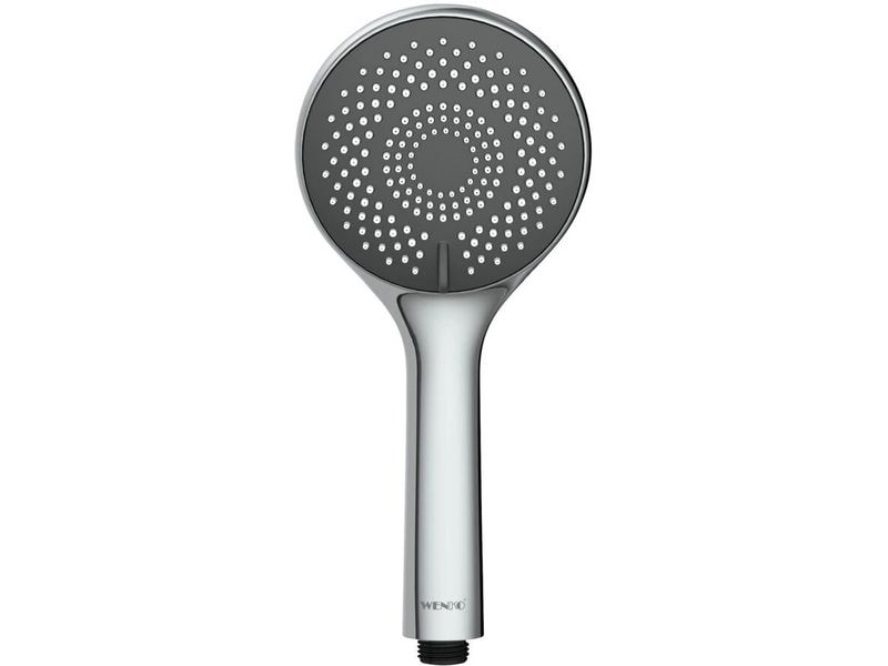 Wenko Duschkopf 11 cm Silber Grau