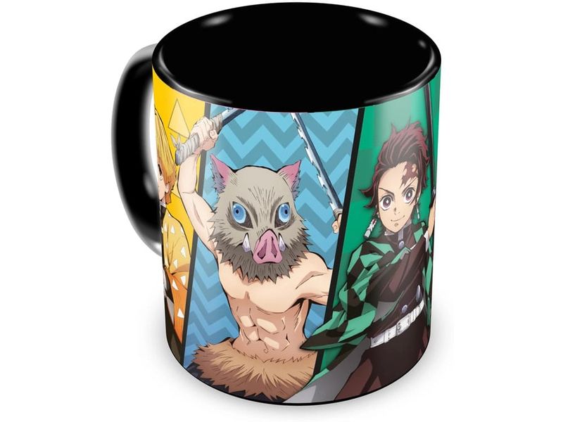 Grupo Erik Universaltasse Demon Slayer 350 ml, Schwarz/Mehrfarbig