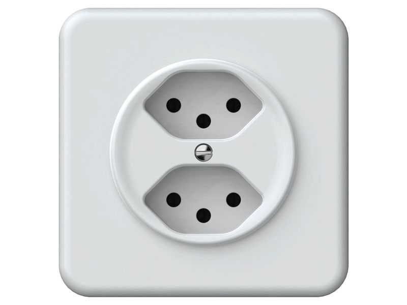 [2151758] Hager Steckdose ORIGIN UP-Steckdose 2xT13 QuickConnect ws