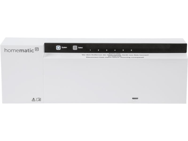 Homematic IP Wired Smart Home Wired Fussbodenheizungsaktor 6-fach, 230 V