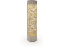 STT Laterne Antic Pillar Blossom Weiss, 38 cm