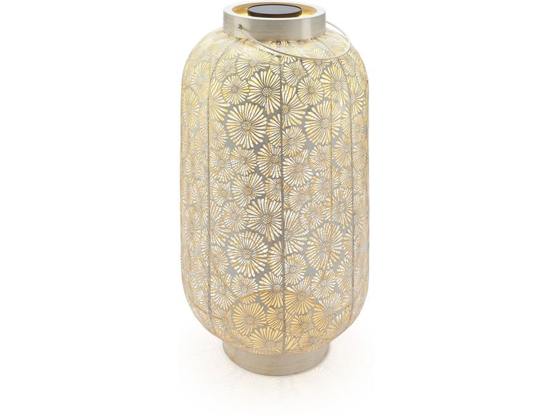[2039168] STT Laterne Grand Blossom Weiss, 75 cm