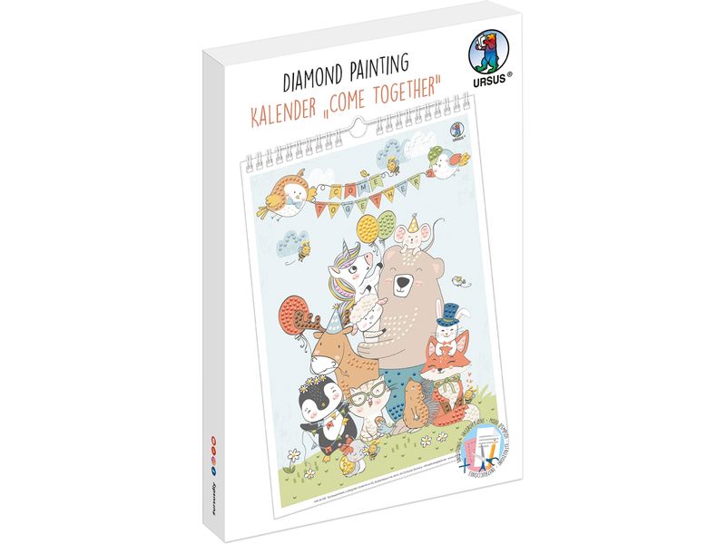 [2155479] URSUS Diamond Painting Kalender Come Together DIN-A4